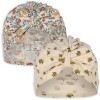 Set van 2 mutsjes - 2 pack bambi bonnet peonia limone/bibi fleur noos